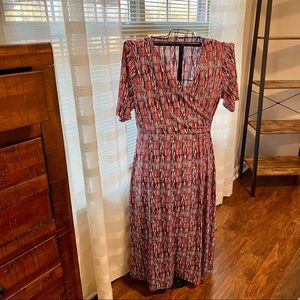 Chaus Laura Faux Wrap Dress Size XL